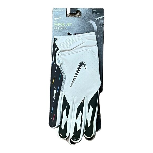 Nike NFL Vapor Knit 4.0 Football Gloves Crucial Catch Men's Size 4XL DN0927-990 - Picture 3 of 5